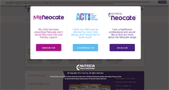 Desktop Screenshot of neocate.co.uk