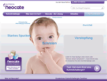 Tablet Screenshot of neocate.de